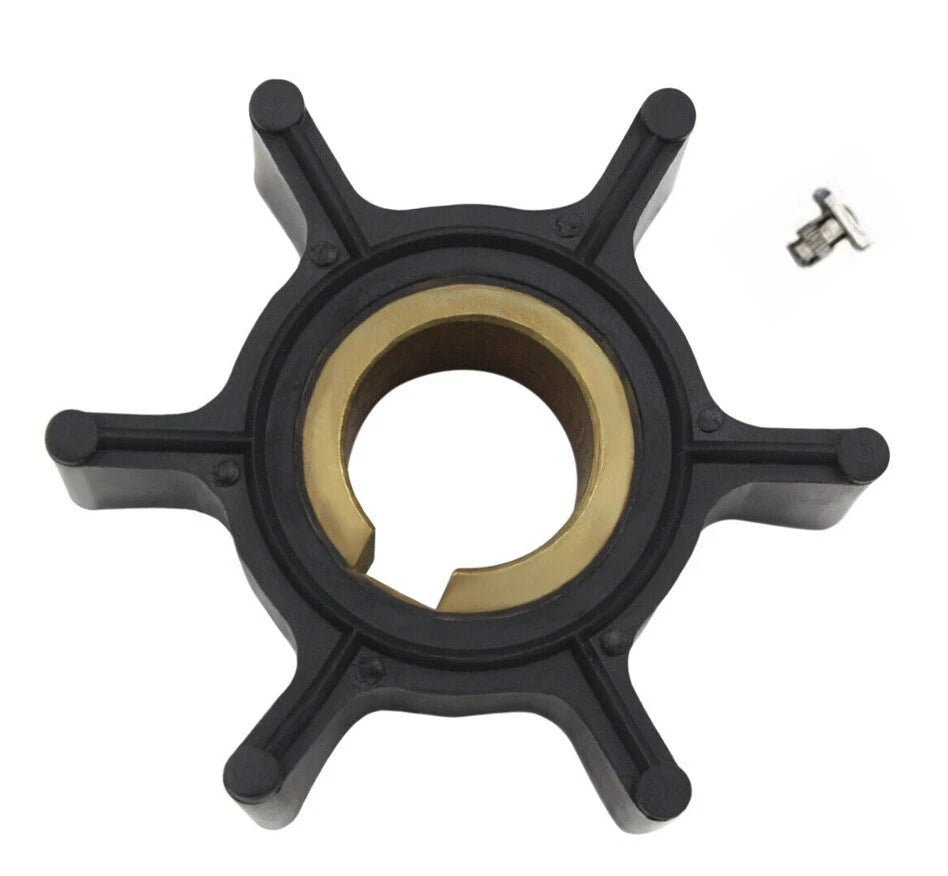 Water Pump Impeller with Key for Johnson Evinrude 2/4/6 HP (387361, 763735)