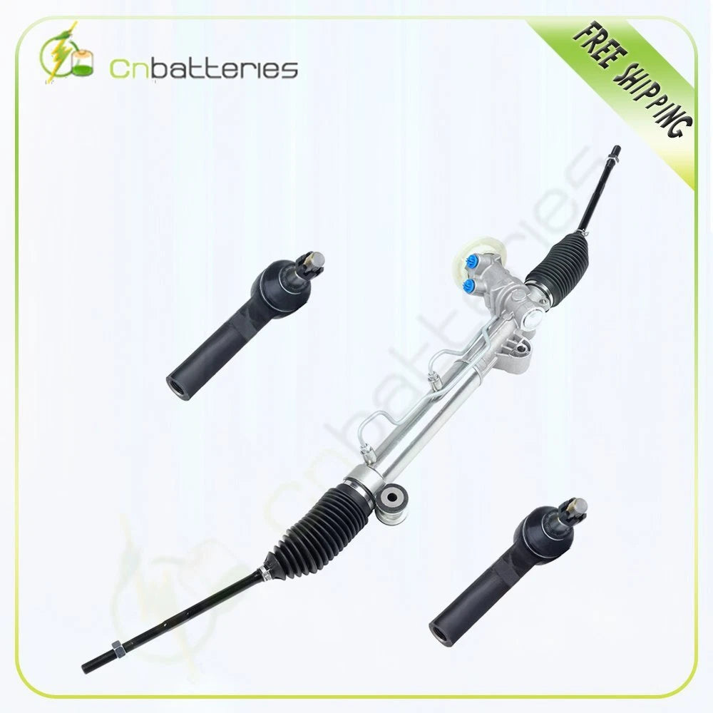 Complete Rack & Pinion Assembly & Outer Tie Rod End Links ES3459 for Buick