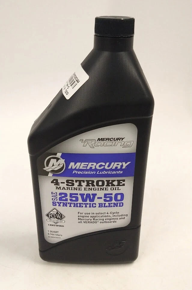 1 Quart 4 Stroke 25W-50 Marine Engine Oil for Mercury (1992–1992)
