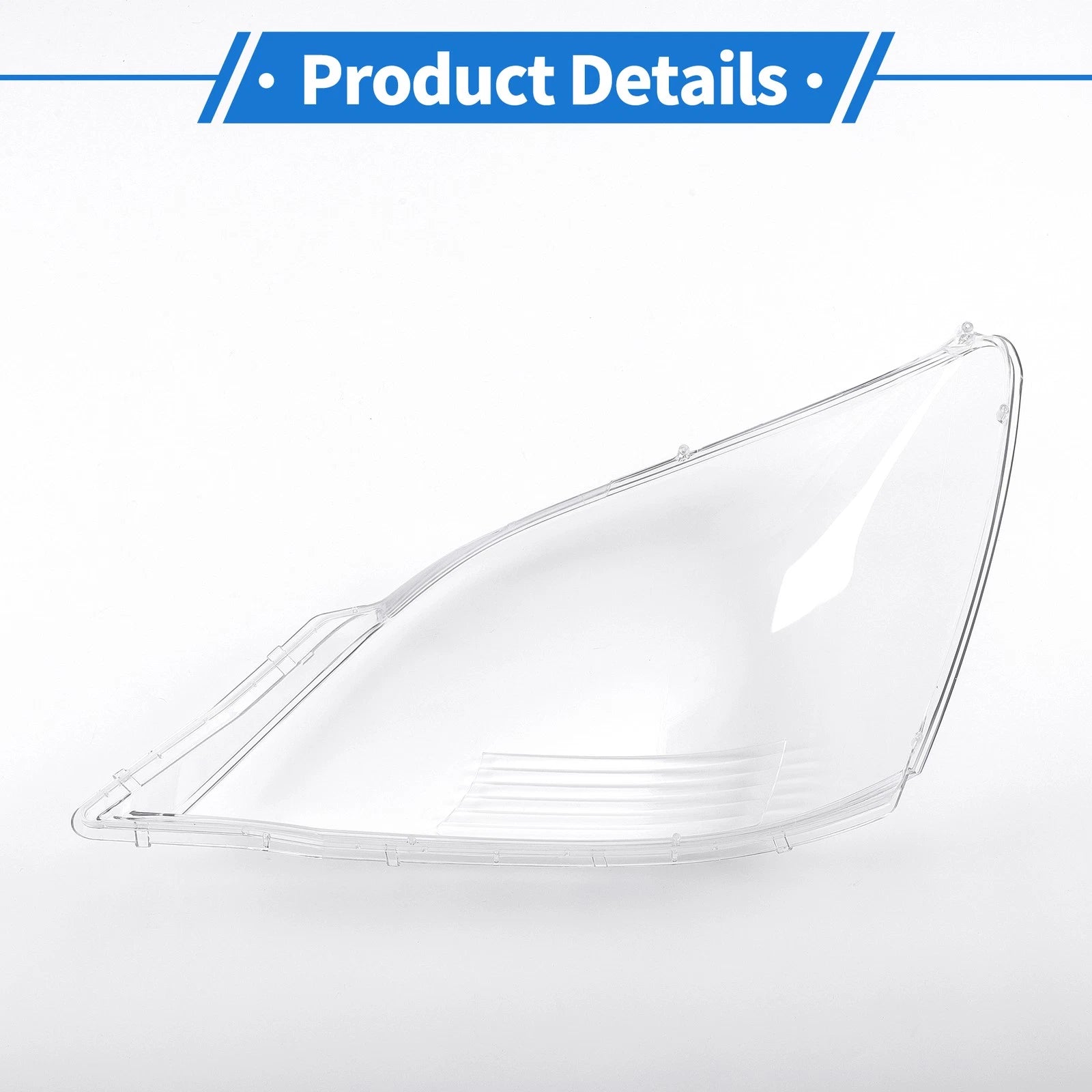 1 Pcs Headlight Lens Cover for Lexus GX470 (2003–2009) PC Clear