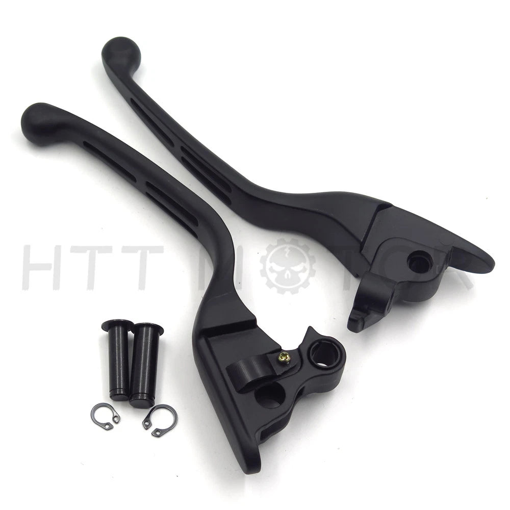Black Brake Clutch Hand Levers for Harley Touring Trike (2008–2013)