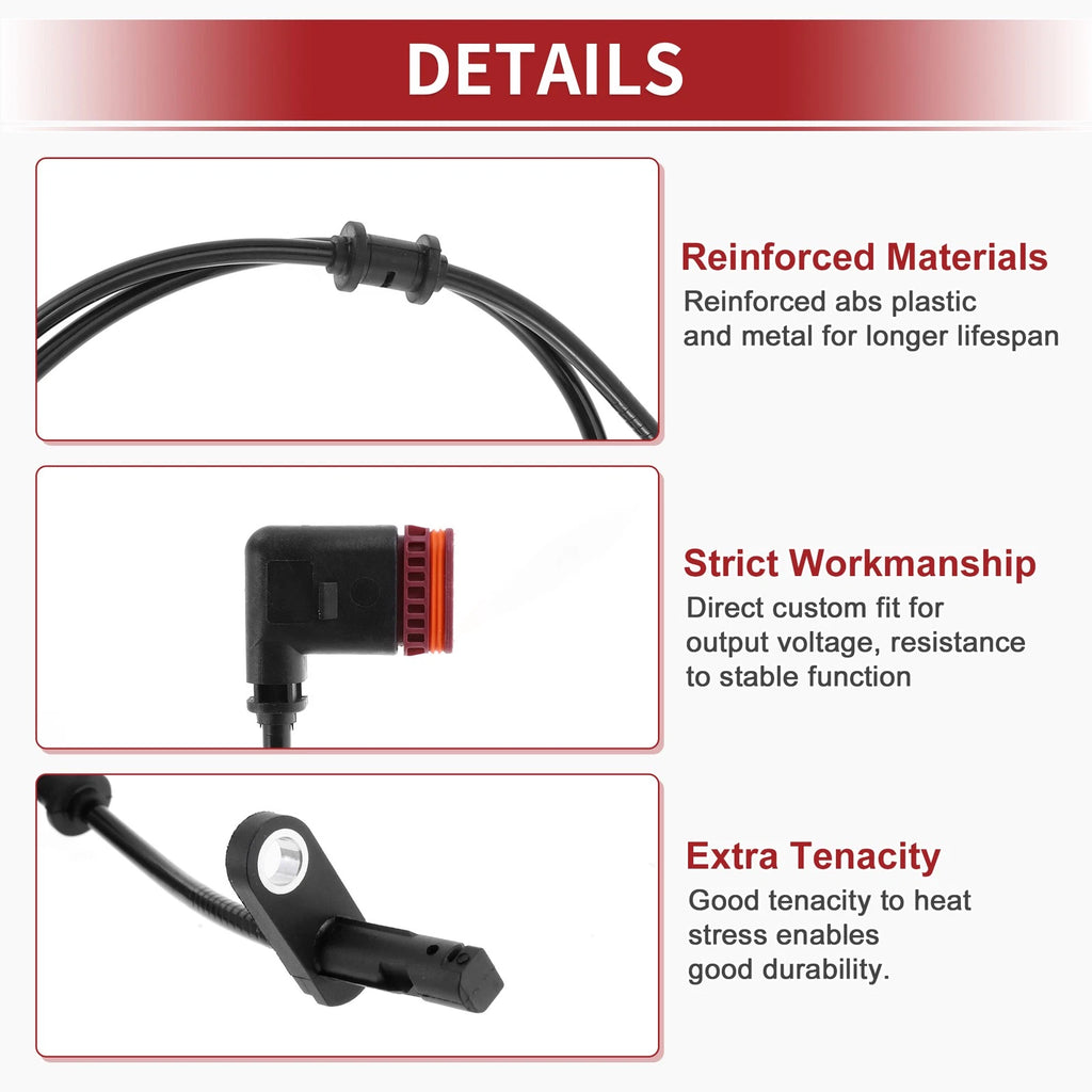 ABS Wheel Speed Sensor No. 2129051001 for Mercedes-Benz E350 (2014–2016)