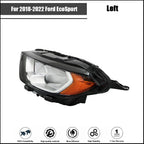 Headlight for Ford EcoSport (2018–2022) Halogen Driver Left