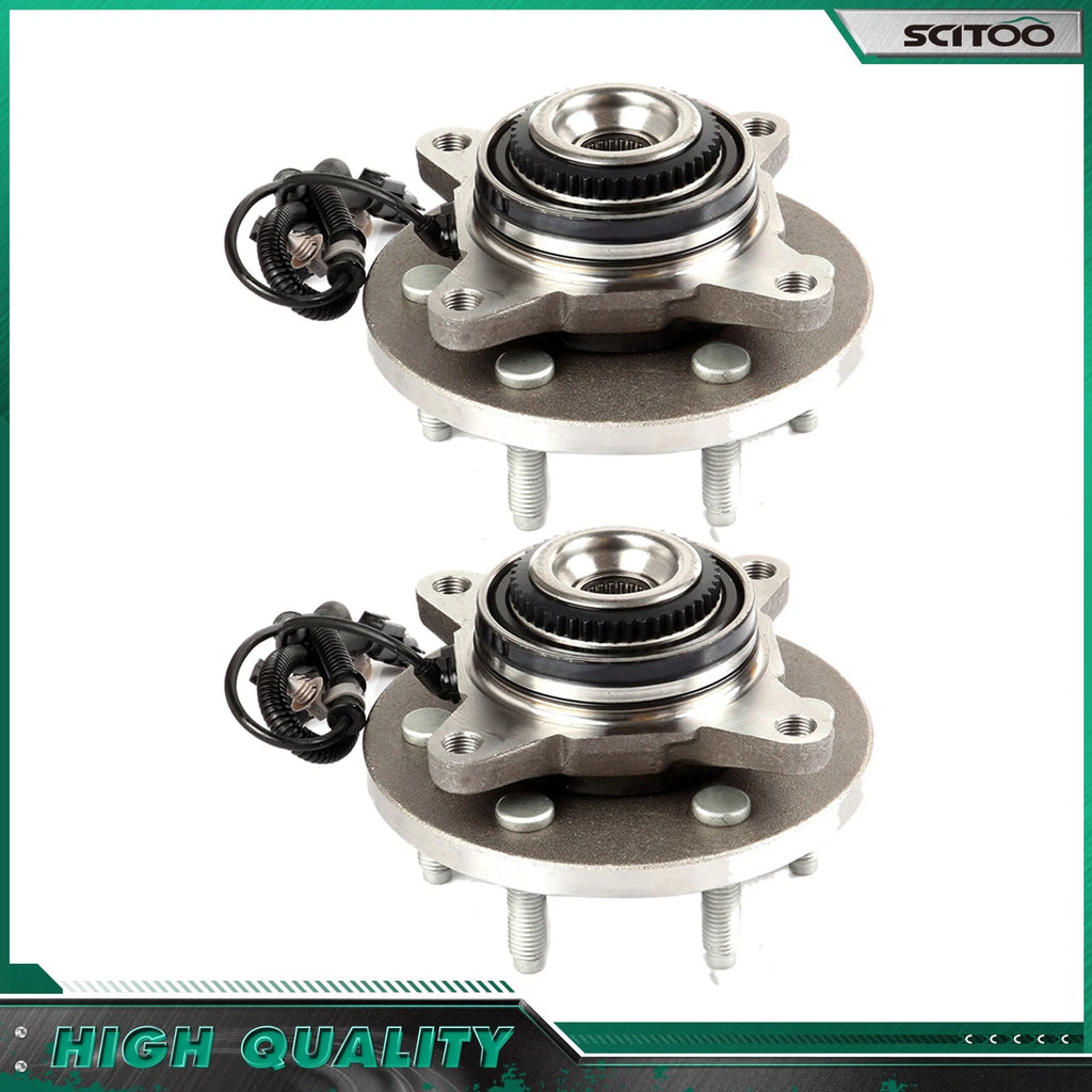 2X Front Wheel Bearing for Ford Expedition Lincoln 4WD (1997–2023)