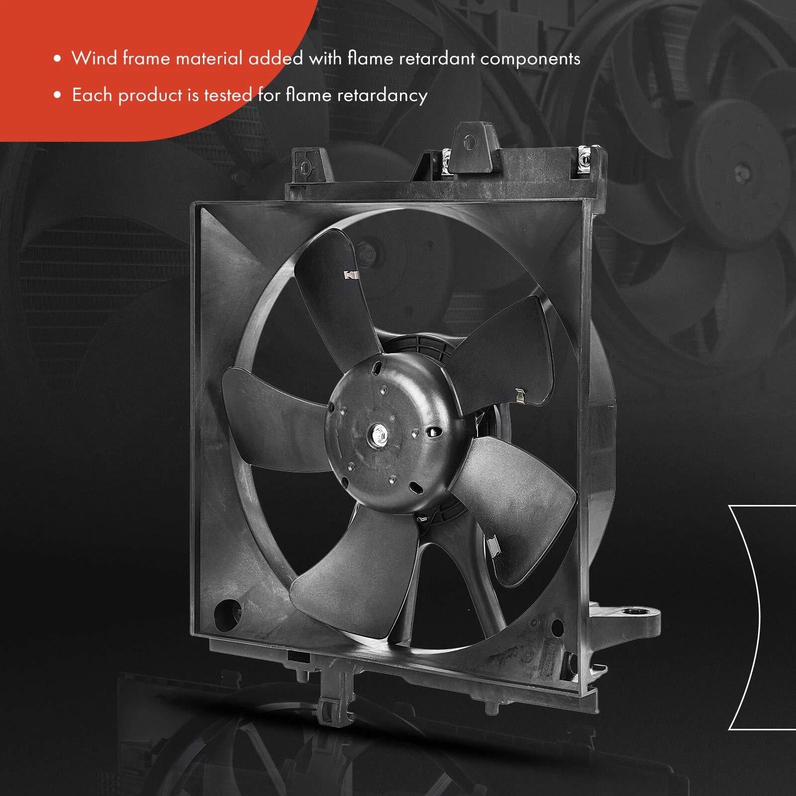 Cooling Fan Assembly with Shroud for Subaru Forester (1999–2002)