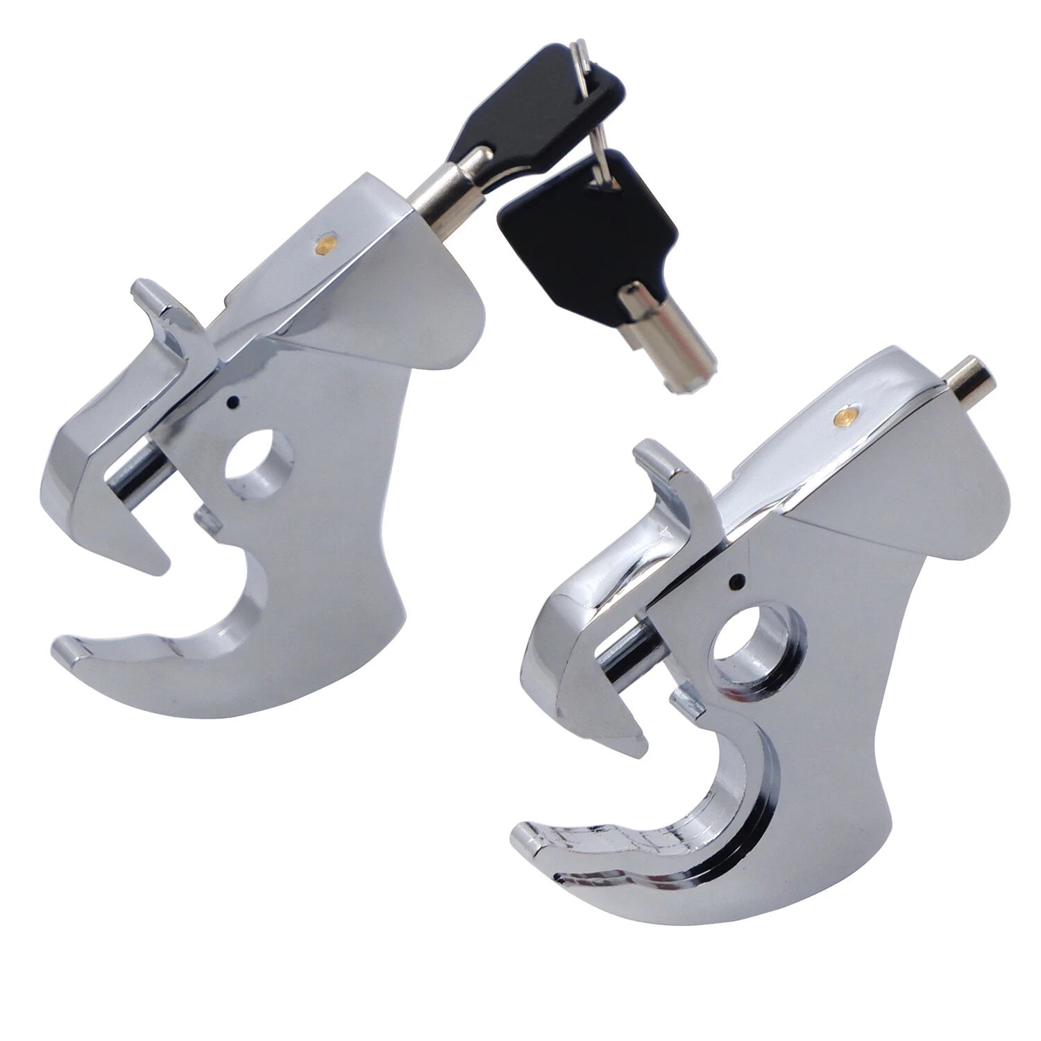 Sissy Bar Luggage Rack Detachable Locking Latch Kit for Harley Touring Softail