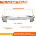 Front Bumper Face Bar for Chevy Silverado 2500 3500 HD (2020–2023) w/Park Sensor Holes