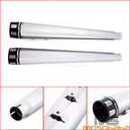 Chrome Exhaust Pipe Slip-On Mufflers for Harley Touring (1995-2016)