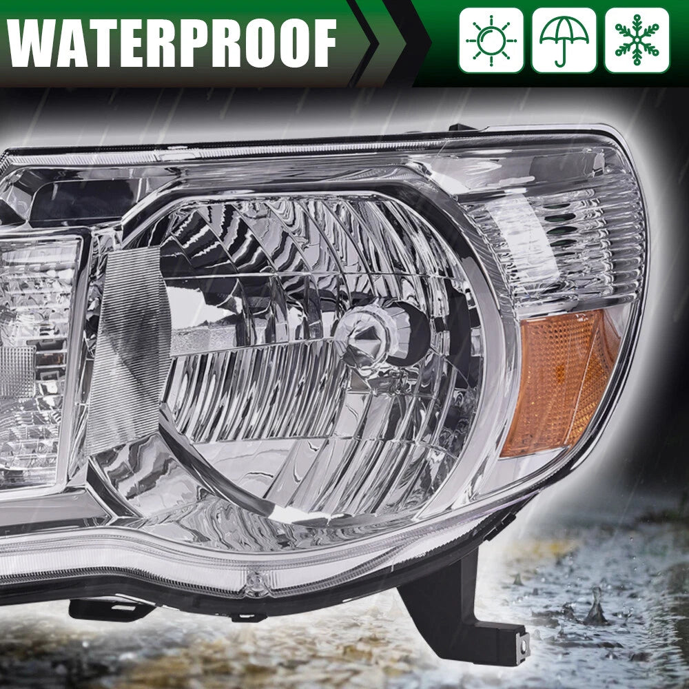 Set of 2 Headlights for Toyota Tacoma (2005–2011)