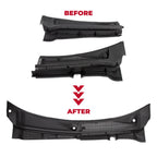 Windshield Wiper Cowl Panel Grille Set for Ford Super Duty F250 F350 (2011–2016)