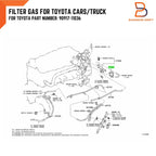Gas Filter for Toyota Hiace, Hilux, Ute, Land Cruiser (1KD, 2KD, D4D)
