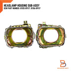 Headlight Square Housing Lamp Bucket for Toyota Hilux Ute (1981-1983)