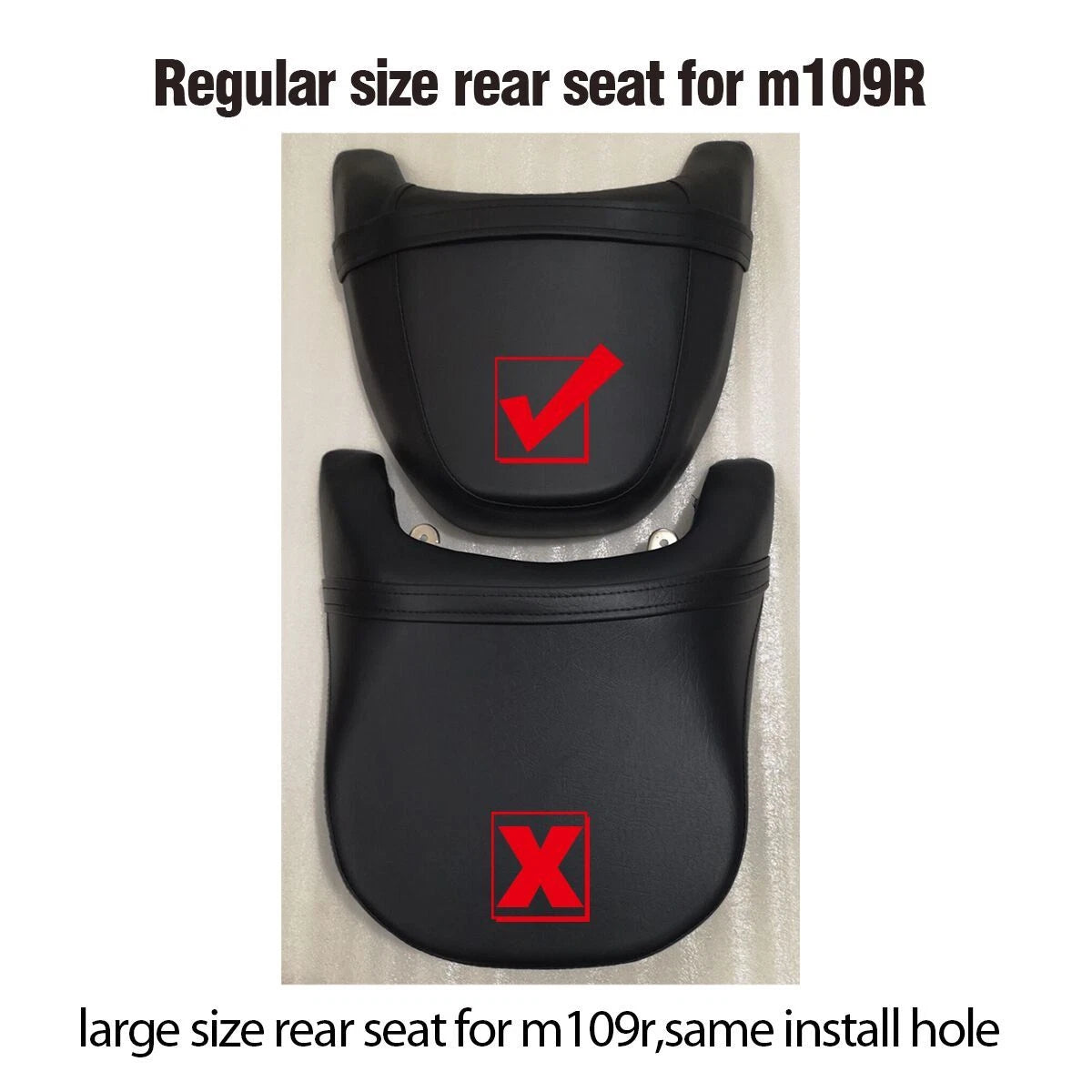 Rear Passenger Seat Pillion for Suzuki Boulevard M109R