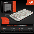 Engine & Carbon Cabin Air Filter for Mitsubishi Galant Endeavor (2010–2011)