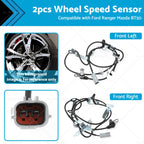 ABS Wheel Speed Sensor Set of 2 for Ford Ranger PJ PK (2007–2011)