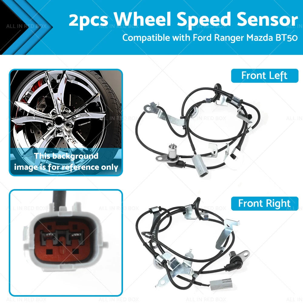 ABS Wheel Speed Sensor Set of 2 for Ford Ranger PJ PK (2007–2011)