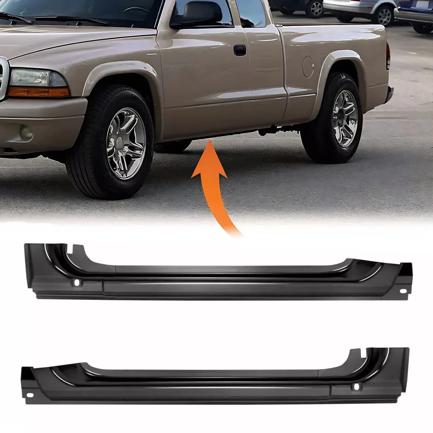 Rocker Panels for Dodge Dakota (1997–2004)
