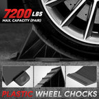Stackable Wheel Chock with Bracket for Universal Use (1600kg Capacity)