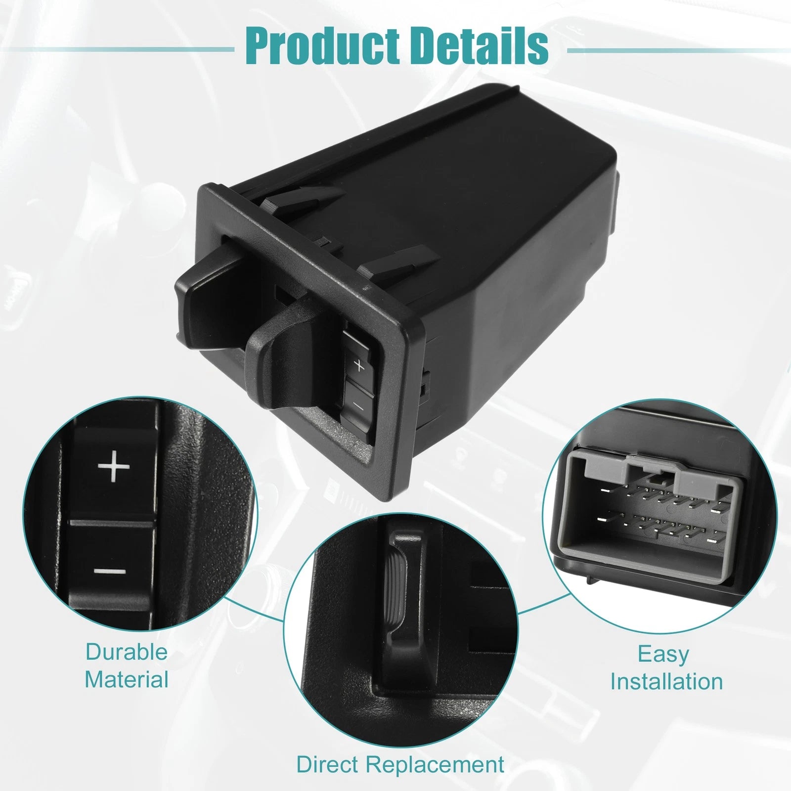 Interior Trailer Brake Controller Module for Ford F-150 (2015–2019)