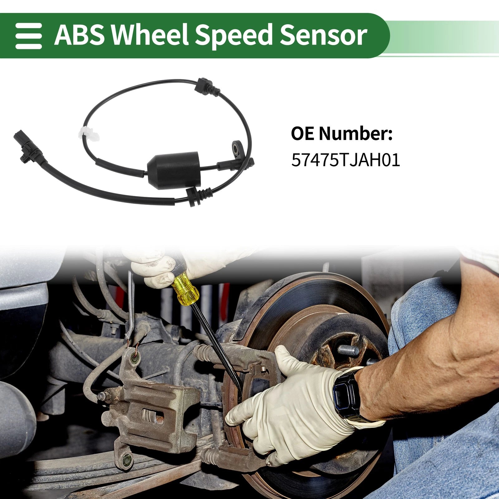 ABS Wheel Speed Sensor No. 57475TJAH01 for Honda Greiz (2016–2019)
