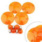 4 x Turn Signal Light Amber Lens Covers for Harley Davidson Road King (1994-2010)