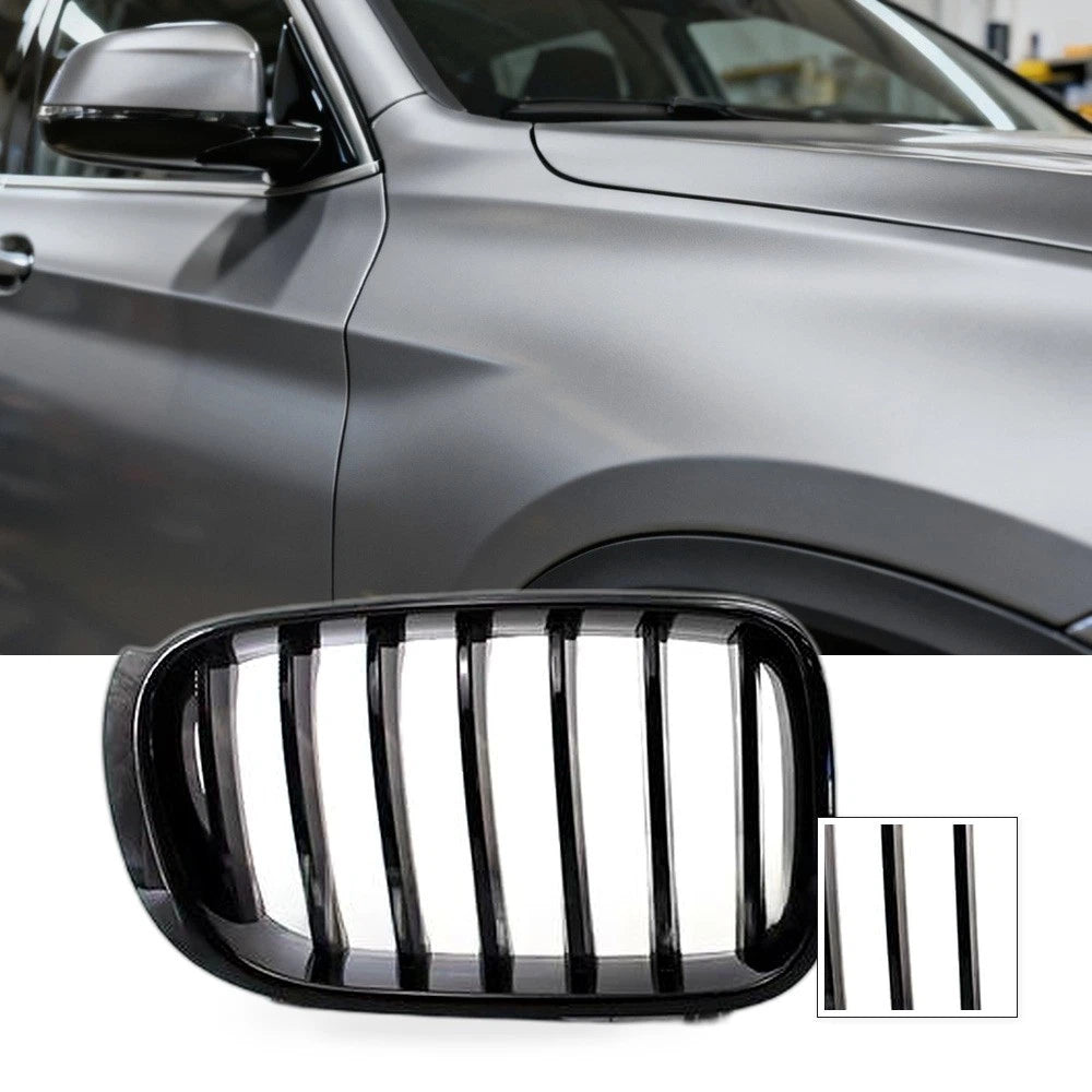 Grille for BMW X3 X4 F25 F26 (2011–2017) Glossy Black Tricolor