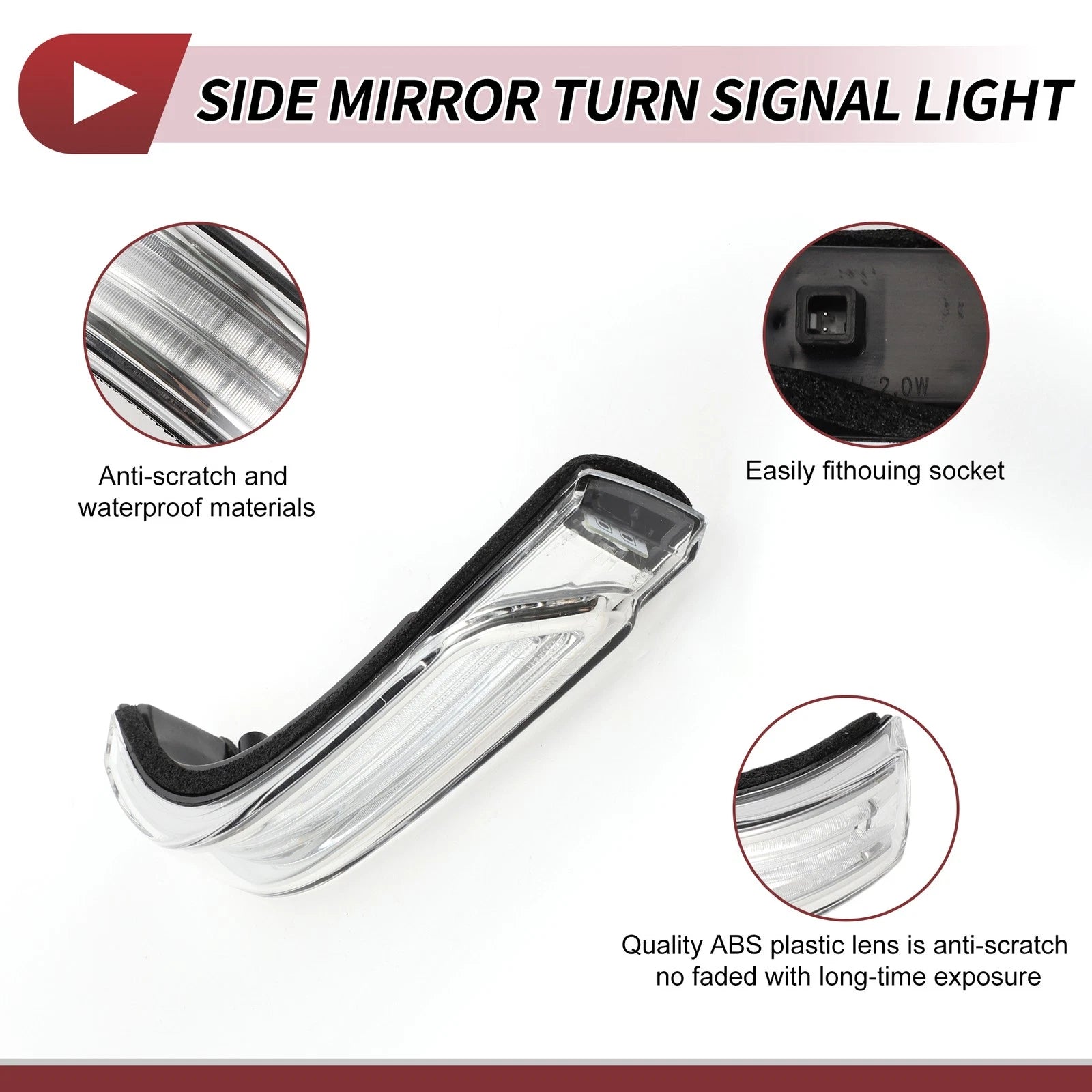 LED Turn Signal Light for Hyundai Azera (2009–2010) Right No. 876143L710