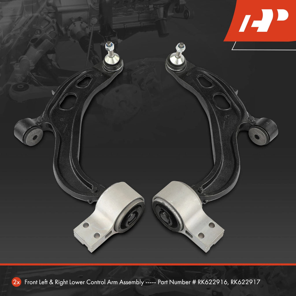 2X Front Lower Control Arm with Ball Joint for Ford Taurus (2008-2019)