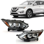 Pair of Halogen Headlights for Nissan Rogue Sport (2017–2019)