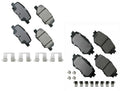 Akebono Front & Rear Ceramic Disc Brake Pad Kit for Mazda 3 (2014–2018)