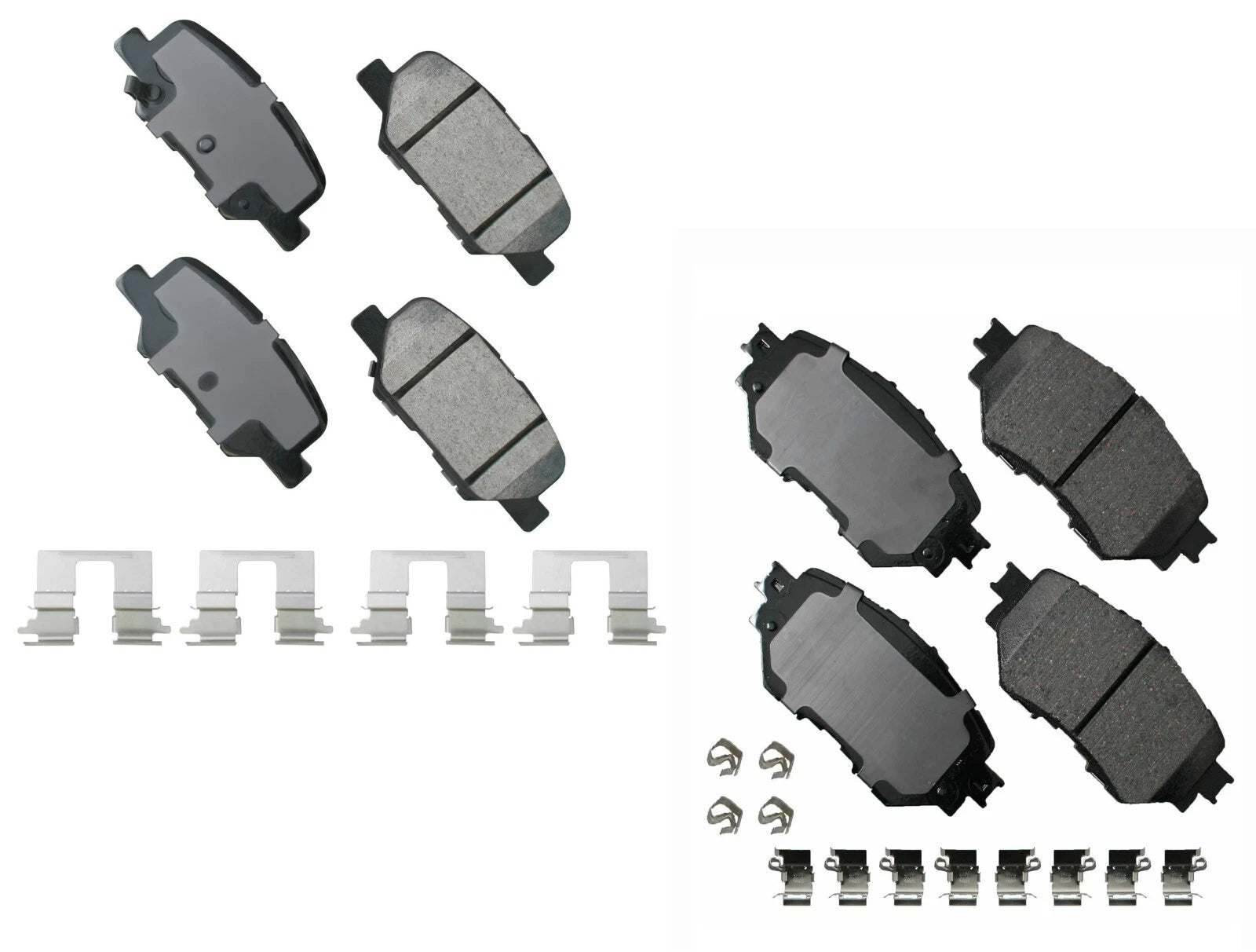 Akebono Front & Rear Ceramic Disc Brake Pad Kit for Mazda 3 (2014–2018)