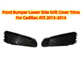 Pair Gloss Black Front Bumper Lower Side Grill Bezel for Cadillac ATS (2013–2014)