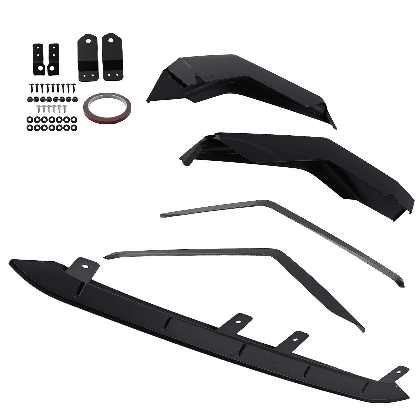 Front Splitter Lip Guard for Honda Civic (2022–2024) Black Extension