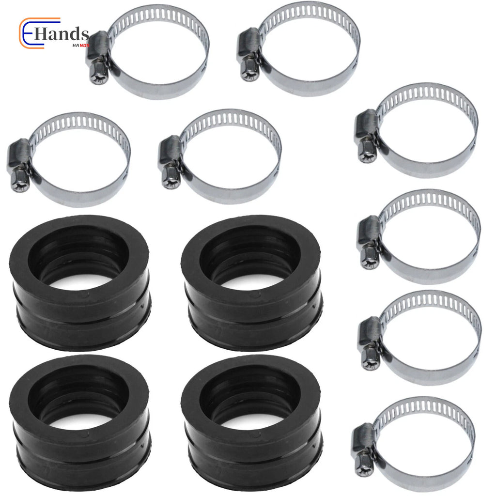 Set of 4 Intake Manifold Insulator Boots for Honda V65 Sabre VF1100S (1984–1985)