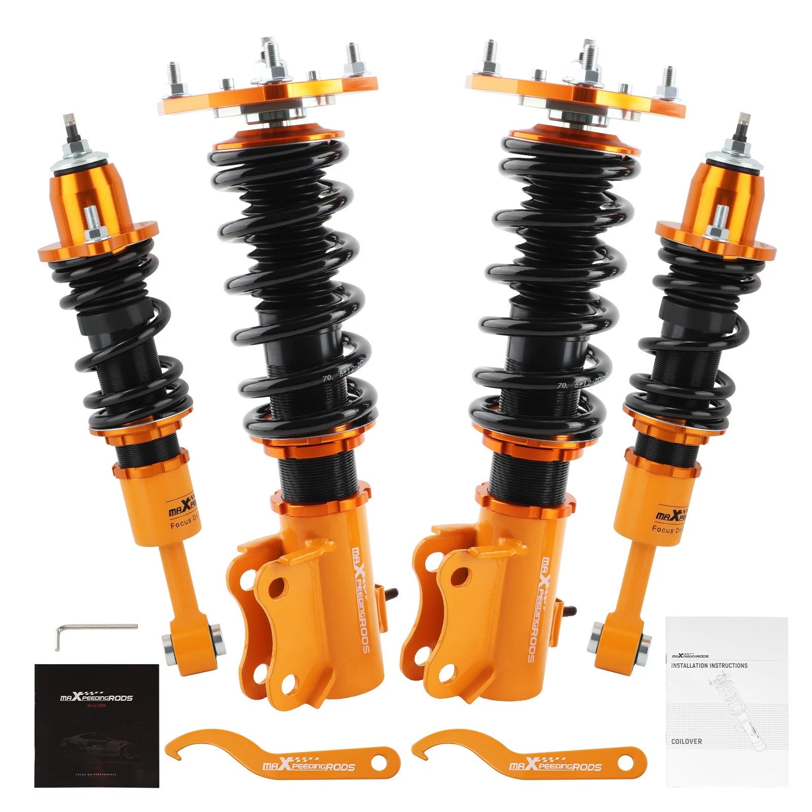 24-Way Adjustable Racing Coilovers for Mitsubishi Lancer (2002-2006)