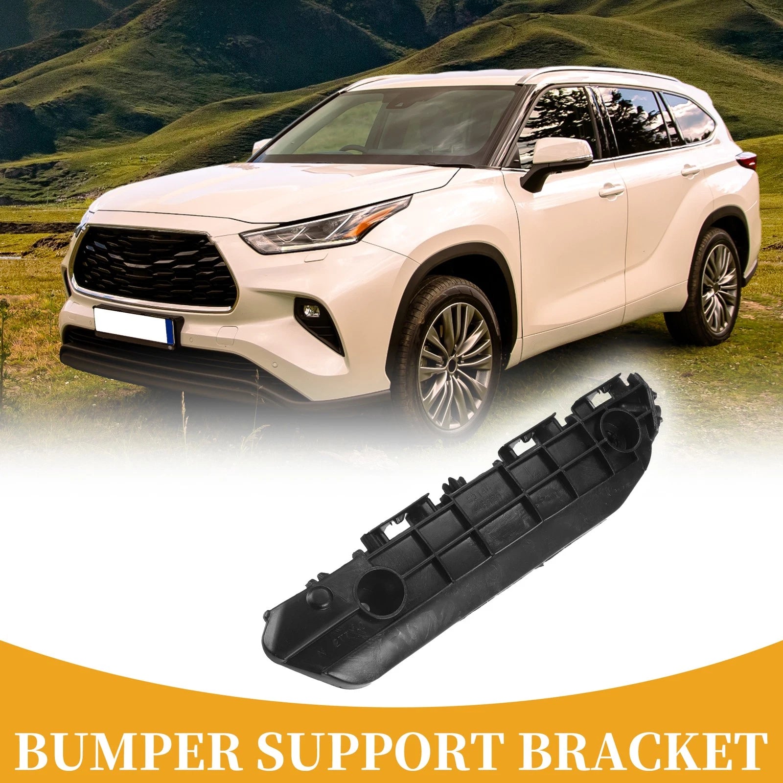 LH Front Bumper Support Bracket for Toyota Highlander (2008–2010)