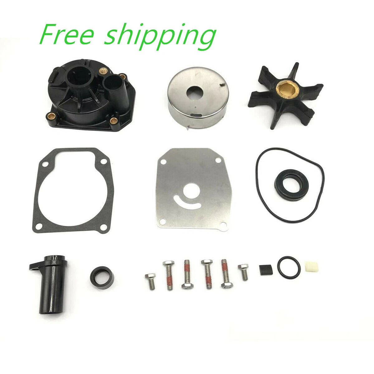 Water Pump Impeller Kit for Johnson Evinrude OMC (438591, Sierra 18-3389)