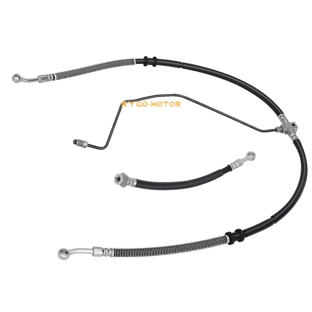 Front Brake Hose Line & Pipe Kit for Yamaha Raptor 660R (2001–2005)