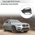 1 Pc Front Left Fog Light Grill for BMW X3 (2018-2021)