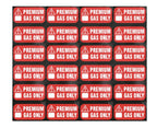 Premium Fuel Only Sticker for