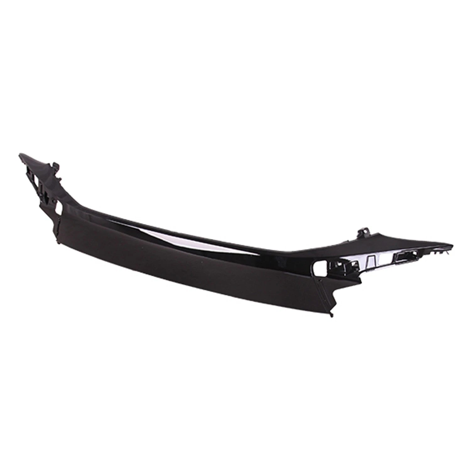 Replacement Black Polypropylene Front Center Bumper Cover (See Compatible Chart)