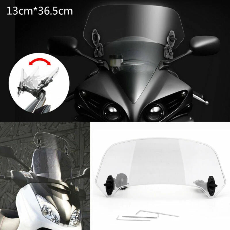 Adjustable Windshield Spoiler Deflector for Motorcycle (YYYY–YYYY)