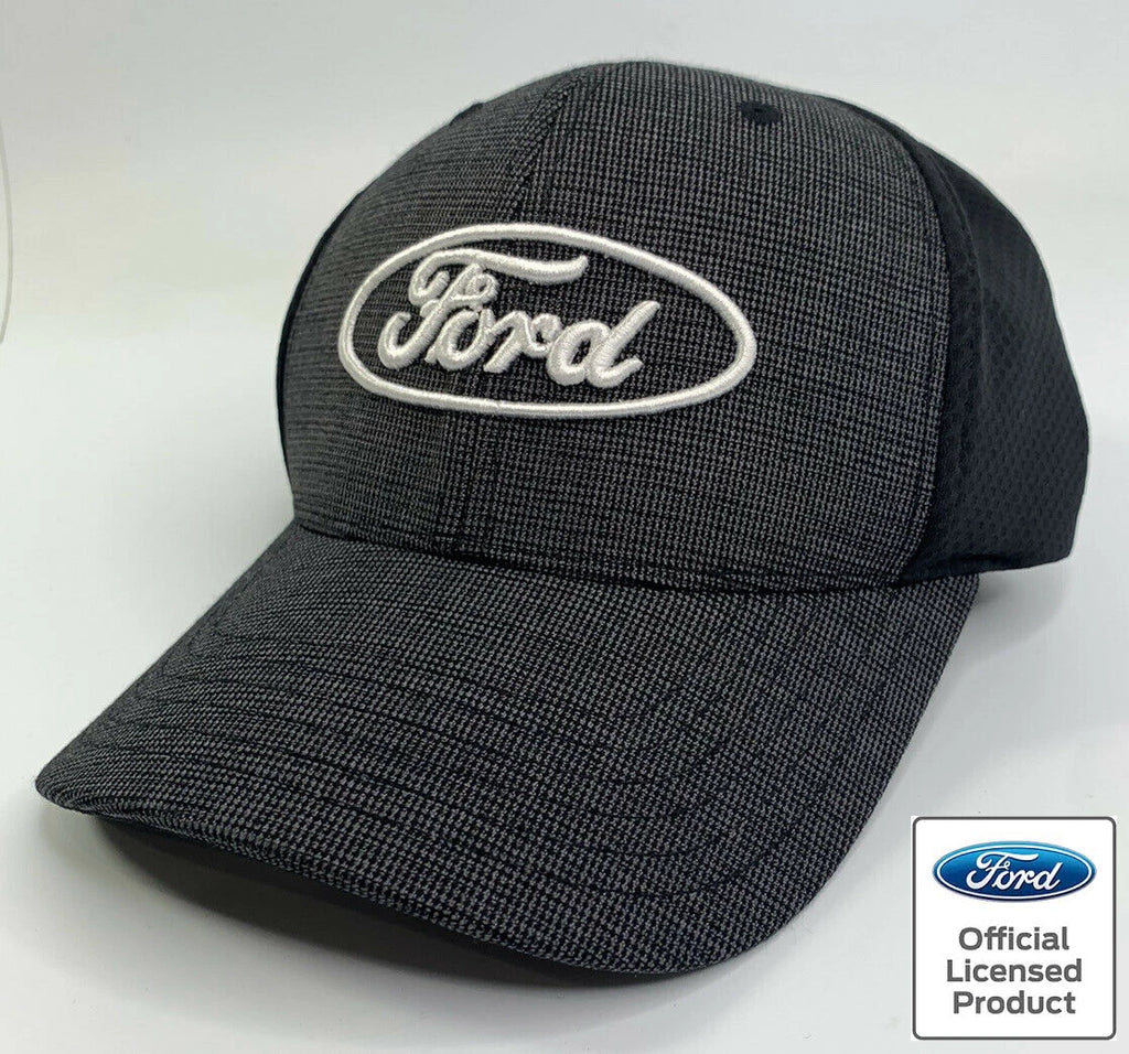Ford Hat Cap Heather Gray with White Oval Logo for Ford Vehicles (2011–2025)