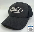 Ford Hat Cap Heather Gray with White Oval Logo for Ford Vehicles (2011–2025)