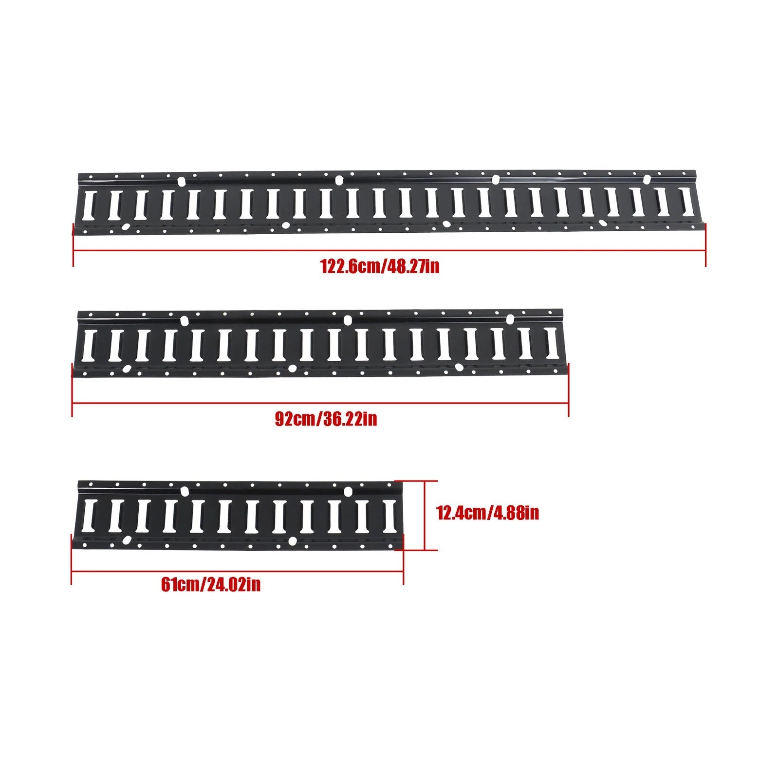 E Track Tie Down Rail Kit for Universal Vehicles (22 Pieces)