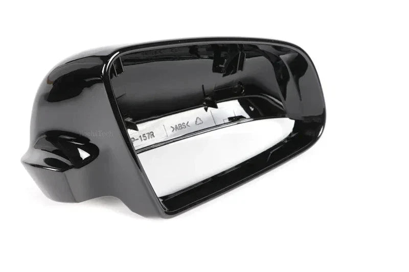 Gloss Black Wing Mirror Caps for Audi A4 B7 (2005–2008)