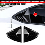 Rear Side Window Quarter Glass Louver Cover for Subaru WRX STI VB (2022–2025)