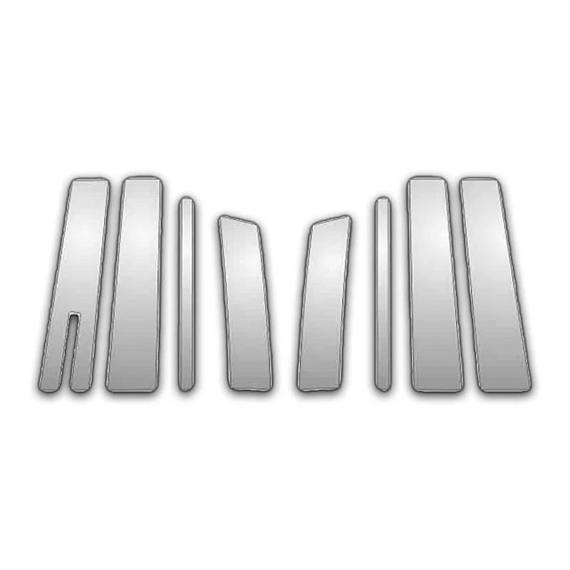 8Pc Chrome Pillar Post Covers for 2010-2019 Lincoln Mkt - P4070