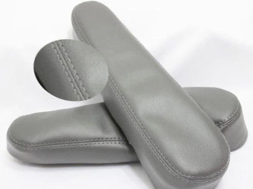 Front Seat Armrest Cover for Honda Odyssey (2005–2010) Gray Leather Synthetic