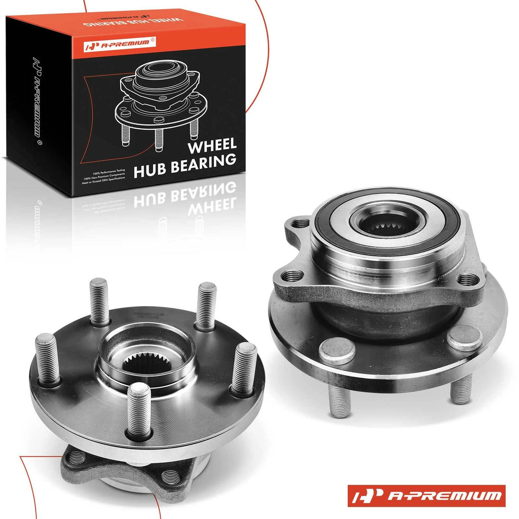 2X Front Wheel Hub & Bearing Assembly for Subaru Tribeca (2008–2014)